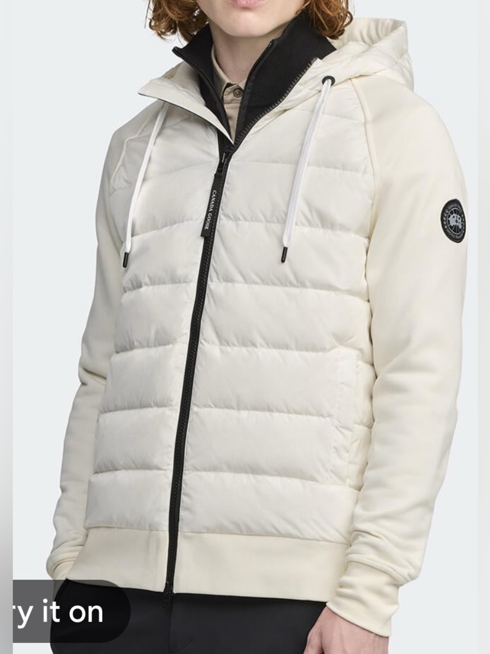 Canada Goose black label Huron Hybridge hoody jacket in L’etoile du Nord NWT